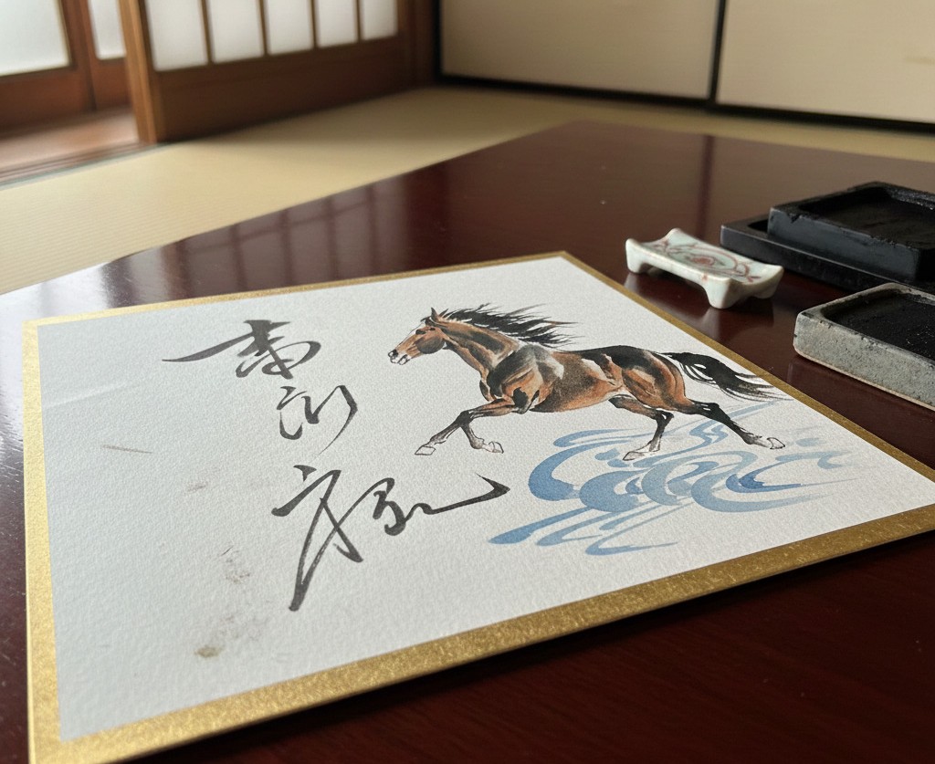 メッセージ色紙