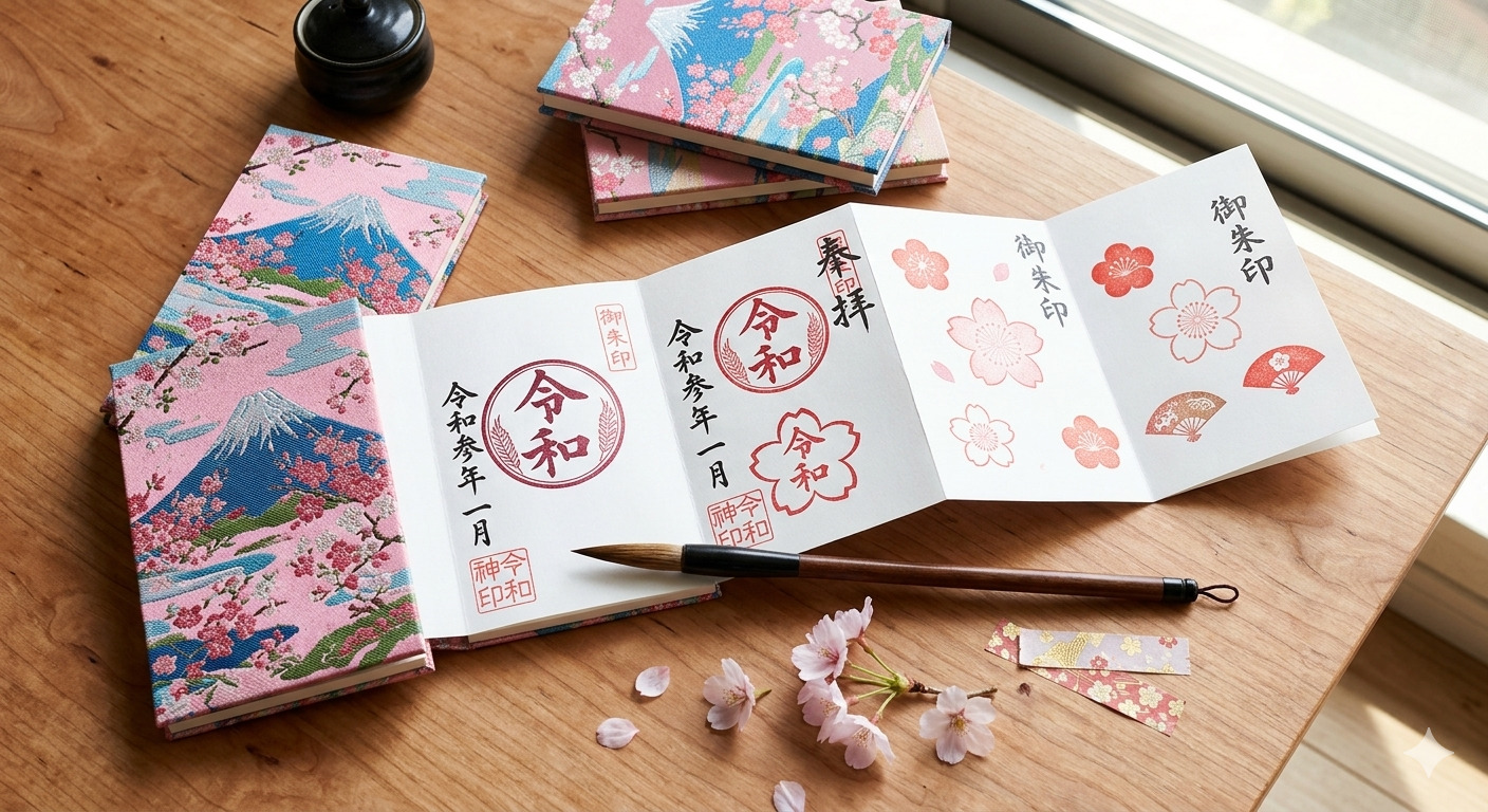 桜旅2026御朱印帳イメージ